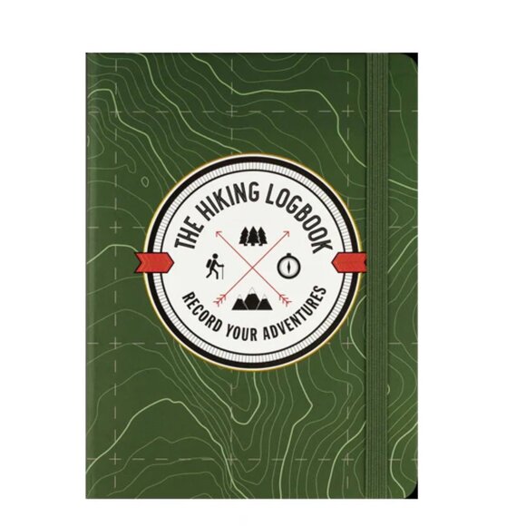 NWT, The Hiking Logbook: Record Your Adventures, Peter Pauper Press, Green - Picture 1 of 11